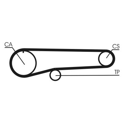 CONTINENTAL CTAM CT779 Timing Belt
