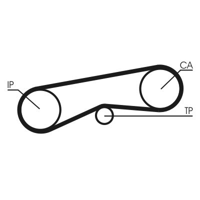 Timing Belt CONTINENTAL CTAM CT780