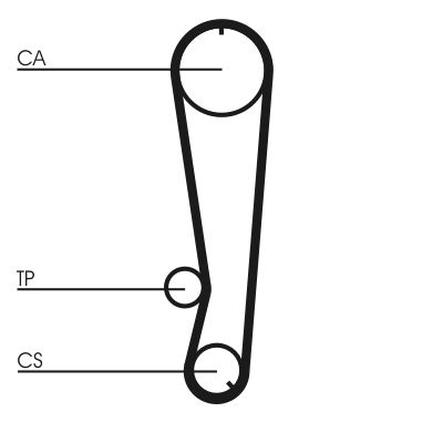 CONTINENTAL CTAM CT788K1 Timing Belt Kit