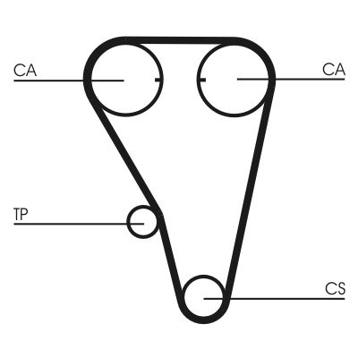 CONTINENTAL CTAM CT803 Timing Belt