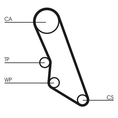 CONTINENTAL CTAM CT865 Timing Belt