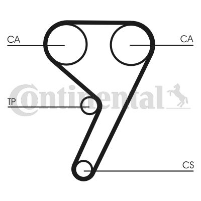 CONTINENTAL CTAM CT881K1 Timing Belt Kit