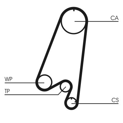 CONTINENTAL CTAM CT910WP1 Water Pump & Timing Belt Kit