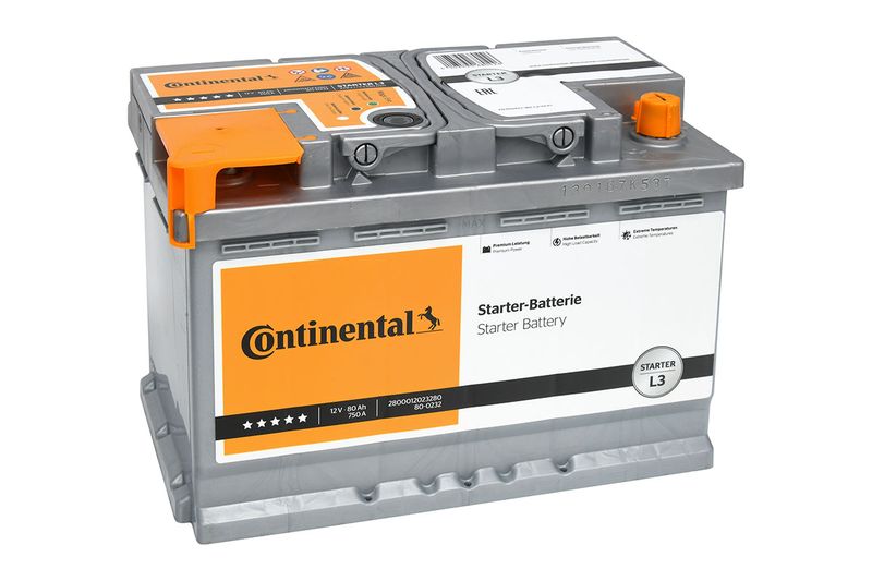 CONTINENTAL 2800012023280 Starter Battery
