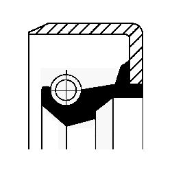 CORTECO 01017009B Seal Ring, brake shoe