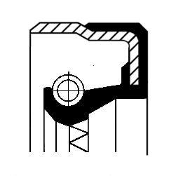 Shaft Seal, differential CORTECO 01020315B
