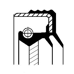 Shaft Seal, differential CORTECO 01020413B