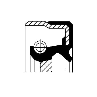 CORTECO 01025661B Shaft Seal, differential