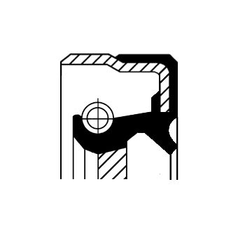 Shaft Seal, manual transmission CORTECO 01026179B