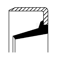CORTECO 01026542B Seal Ring, brake shoe