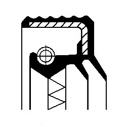 CORTECO 01027679B Shaft Seal, differential