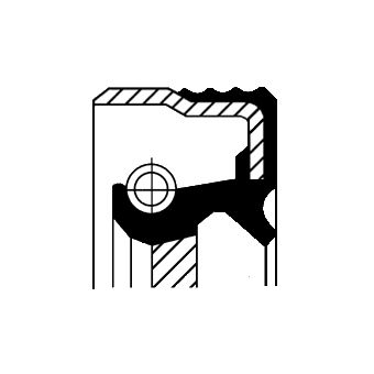 CORTECO 01027762B Shaft Seal, crankshaft