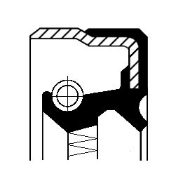 CORTECO 01030522B Shaft Seal, wheel hub