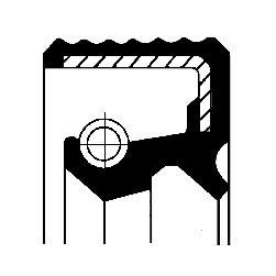 Shaft Seal, manual transmission CORTECO 01031065B