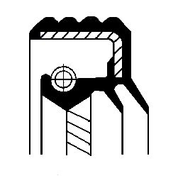 Shaft Seal, manual transmission CORTECO 01032053B