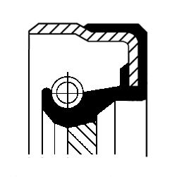 Shaft Seal, automatic transmission CORTECO 01033475B