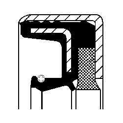 CORTECO 01034111B Shaft Seal, differential