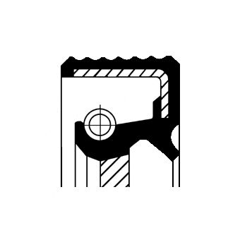 Shaft Seal, manual transmission CORTECO 01034638B