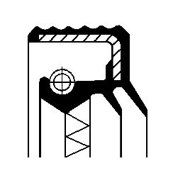 CORTECO 01034641B Shaft Seal, manual transmission