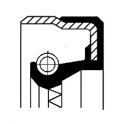 CORTECO 01035820B Shaft Seal, automatic transmission