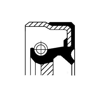 CORTECO 01037090B Shaft Seal, differential