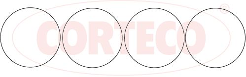 CORTECO 020853H O-Ring Set, cylinder sleeve