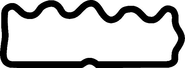 CORTECO 023851P Gasket, cylinder head cover