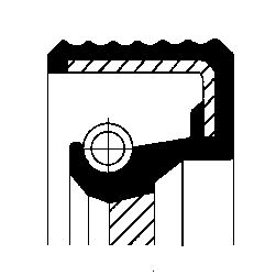 CORTECO 07015547B Shaft Seal, manual transmission