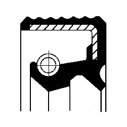 CORTECO 07016380B Shaft Seal, manual transmission