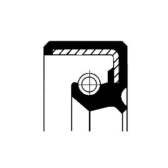 CORTECO 12001716B Shaft Seal, propshaft centre bearing