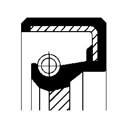 CORTECO 12010742B Shaft Seal, crankshaft