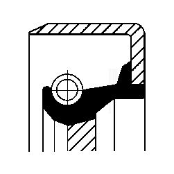CORTECO 12011280B Shaft Seal, crankshaft