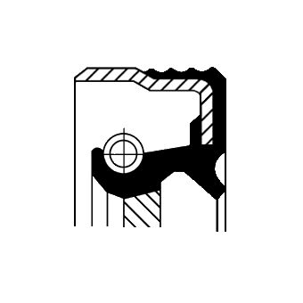CORTECO 12011304B Shaft Seal, crankshaft