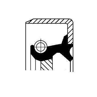 CORTECO 12011453B Shaft Seal, manual transmission