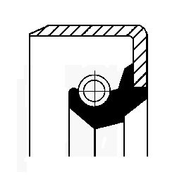 CORTECO 12011544B Shaft Seal, crankshaft