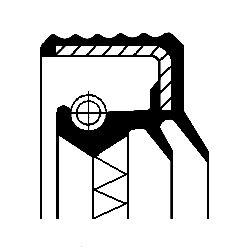 CORTECO 12013157B Shaft Seal, differential