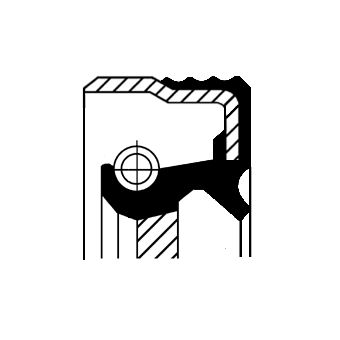 CORTECO 12013458B Shaft Seal, crankshaft
