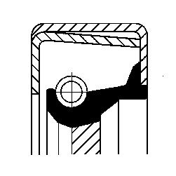 CORTECO 12014346B Shaft Seal, manual transmission