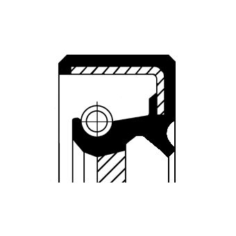Shaft Seal, crankshaft CORTECO 15026220B