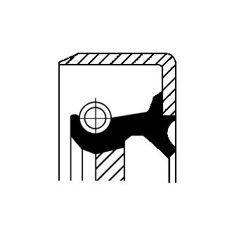 CORTECO 19016676B Shaft Seal, differential