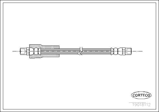 CORTECO 19018112 Brake Hose