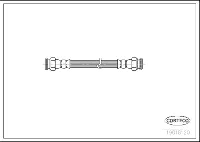 Brake Hose CORTECO 19018120