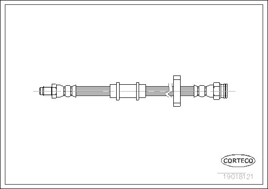 CORTECO 19018121 Brake Hose