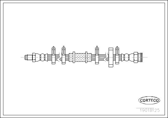 CORTECO 19018125 Brake Hose
