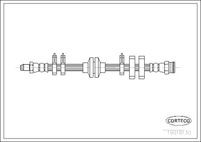 Brake Hose CORTECO 19018130
