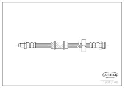 Brake Hose CORTECO 19018148