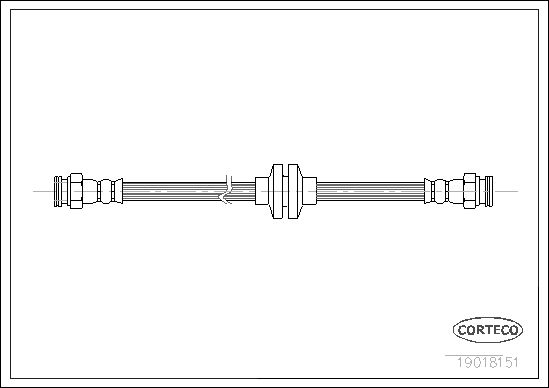 CORTECO 19018151 Brake Hose