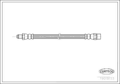 Brake Hose CORTECO 19018153