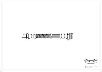 Brake Hose CORTECO 19018162