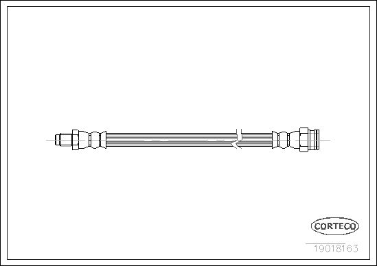CORTECO 19018163 Brake Hose